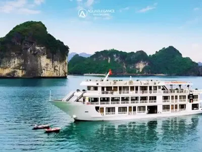 Du thuyền ngủ đêm Aqua Elegance Cruise Hạ Long Bay
