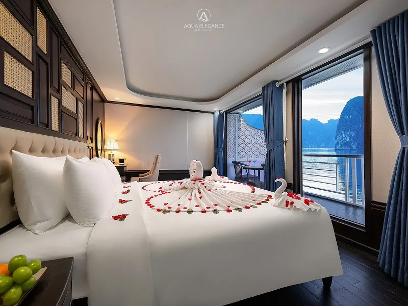Du thuyền ngủ đêm Aqua Elegance Cruise Hạ Long Bay - ảnh chi tiết 4
