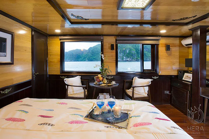 Du thuyền ngủ đêm Hera Grand trên Vịnh Hạ Long - ảnh chi tiết 7